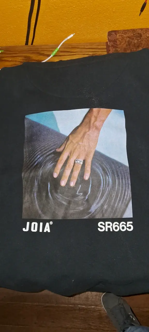 Polerón negro Joia con diseño SR665 - 4