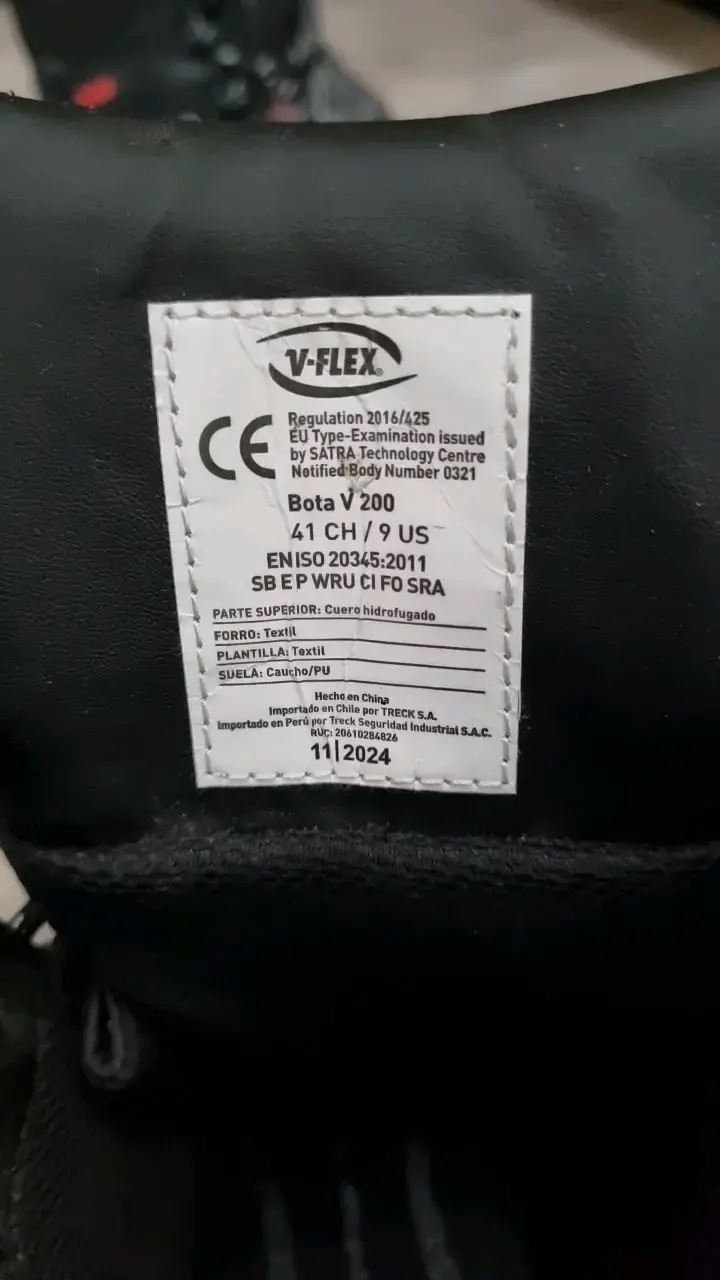 Botas de seguridad V-Flex V200 negras - 4