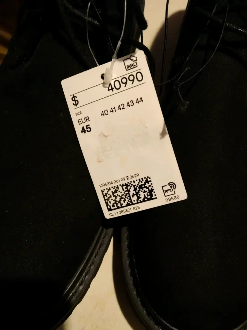 Botines de gamuza negros para hombre - 6