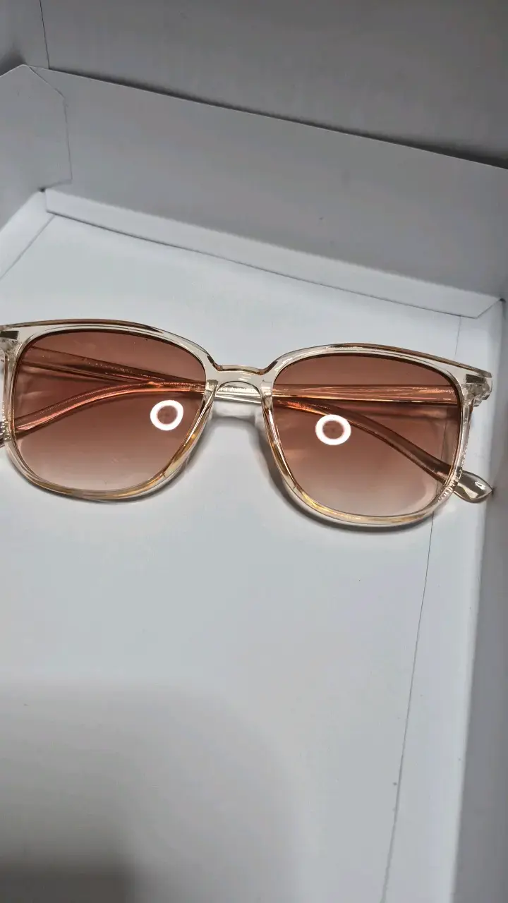 Gafas de sol cuadradas con marco transparente - 3