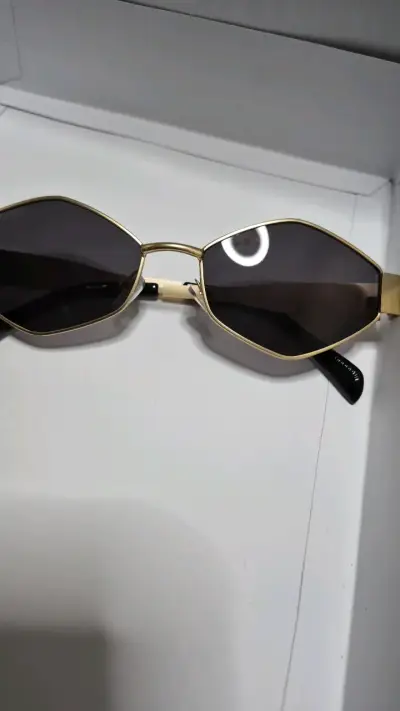 Gafas de Sol Unisex Estilo Retro Doradas - miniatura 3