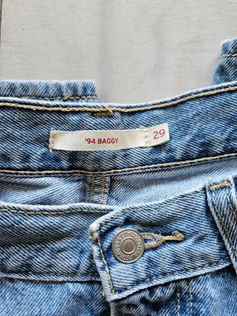 Jeans Levi's 94 Baggy Talla 29 Azul Claro - 3