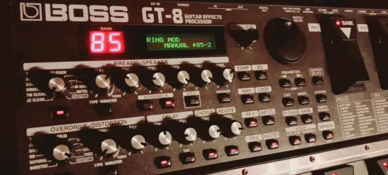 Pedalera de efectos para guitarra Boss GT-8 - 3