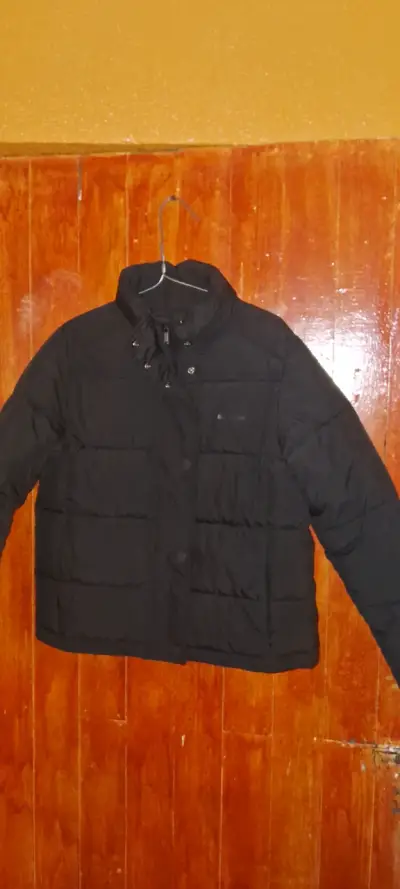 Chaqueta acolchada negra Raindoor para mujer - miniatura 1