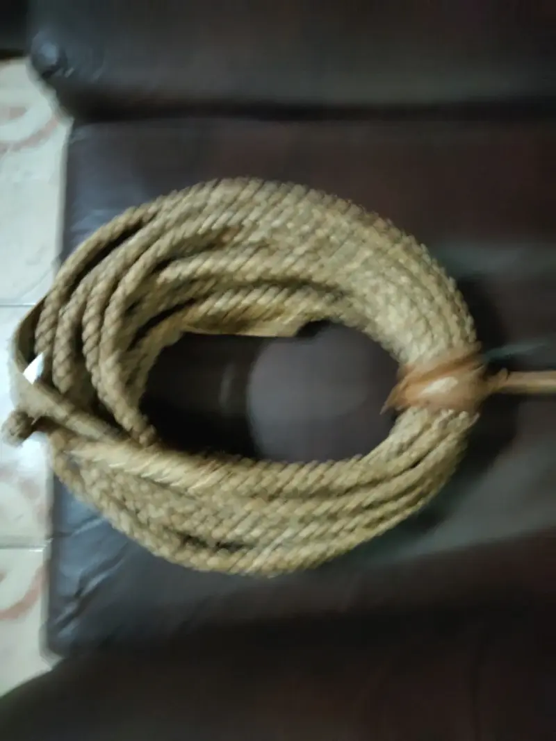 Lazo de cuero trenzado para rodeo - 2