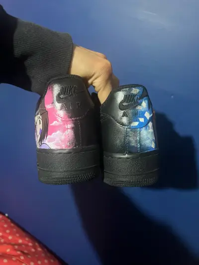 Zapatillas Nike Air Force 1 personalizadas anime - miniatura 3