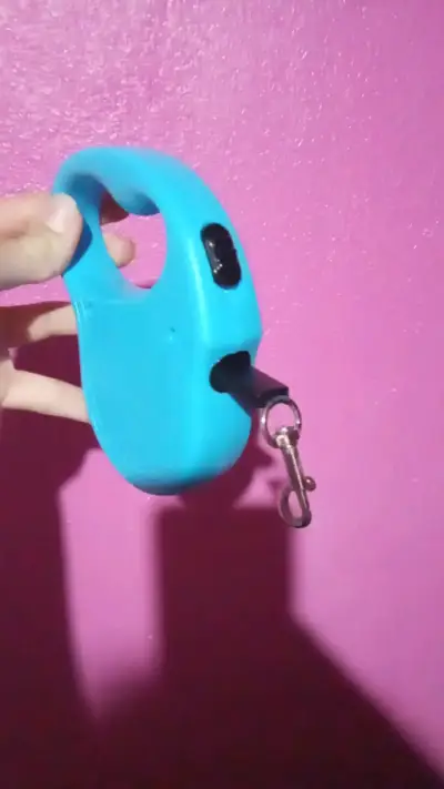Correa retráctil azul para perros 3 metros - miniatura 1