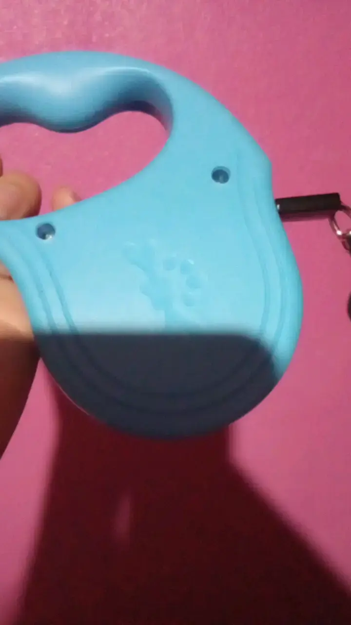Correa retráctil azul para perros 3 metros - 3