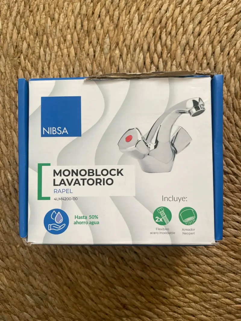 Grifo Monoblock Lavatorio Nibsa Rapel - 1