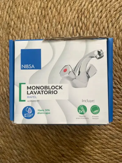 Grifo Monoblock Lavatorio Nibsa Rapel - miniatura 1