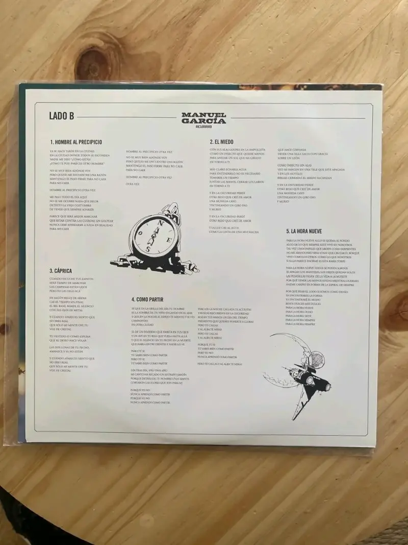 Vinilo Manuel García Acuario en buen estado - 4