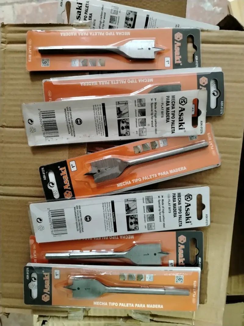 Juego de Mechas Tipo Paleta para Madera Asaki - 2