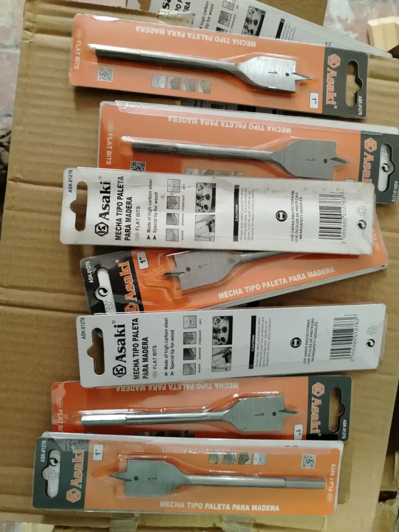 Juego de Mechas Tipo Paleta para Madera Asaki - 3
