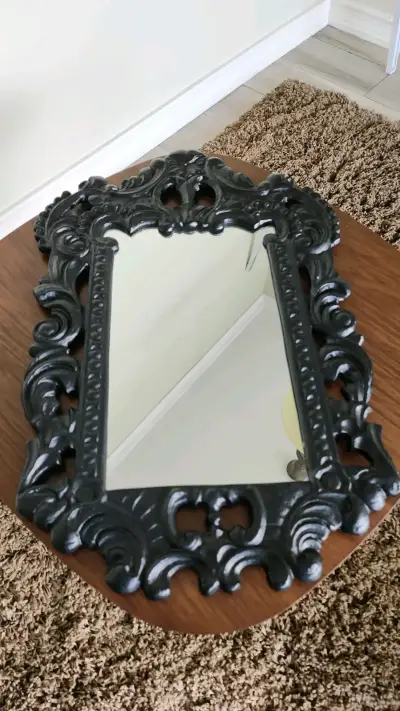 Espejo decorativo de pared estilo barroco de fierr - miniatura 1