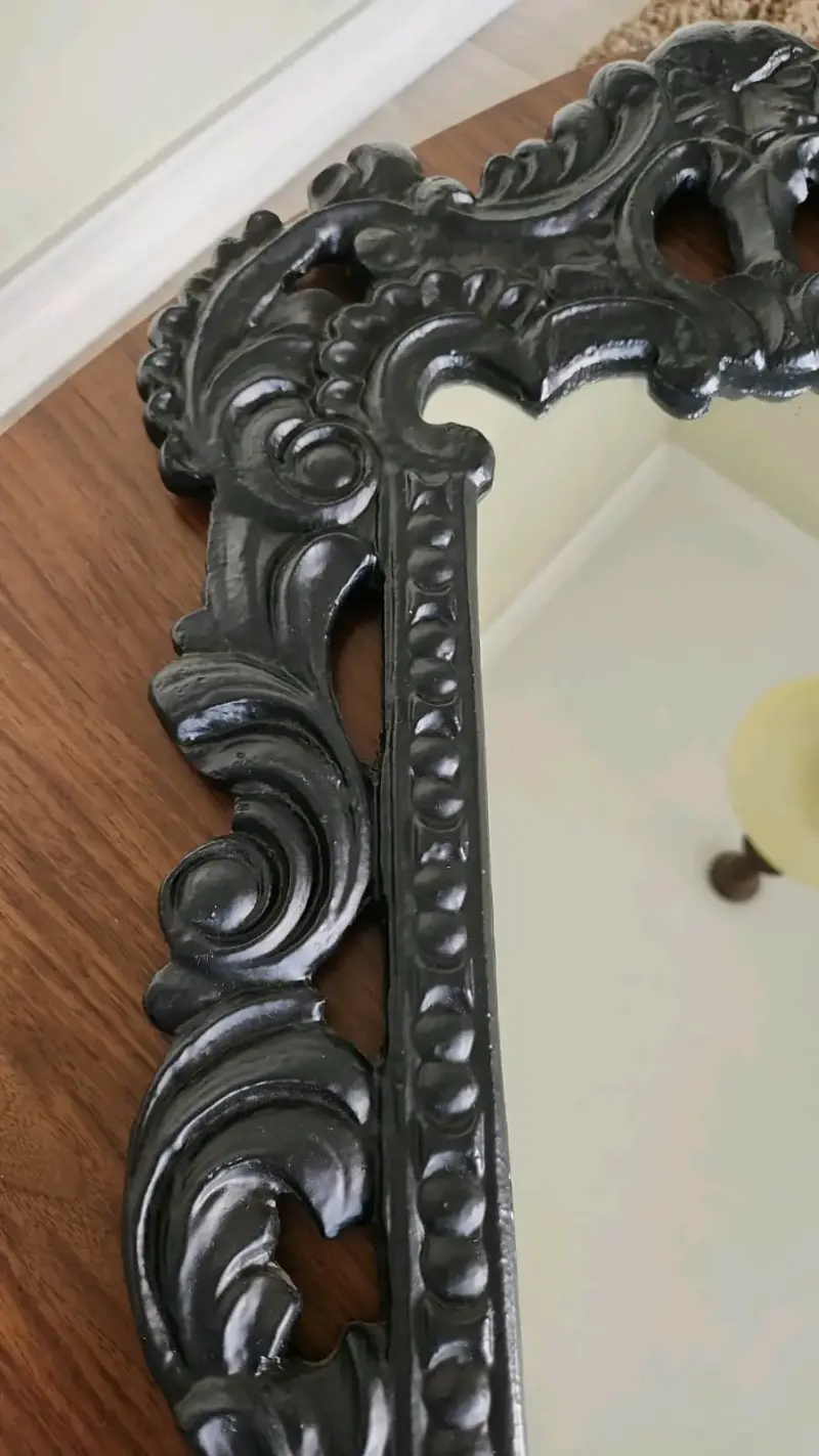 Espejo decorativo de pared estilo barroco de fierr - 3