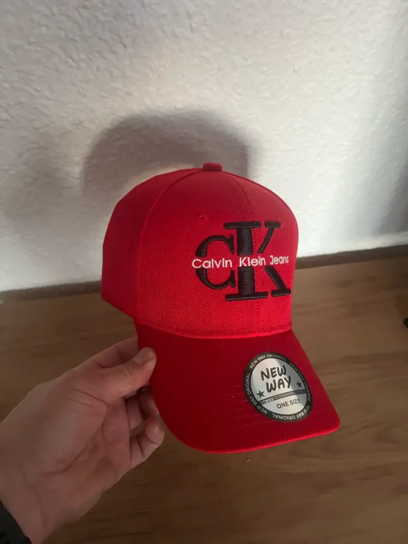 Gorra roja Jordan Air bordada - 6