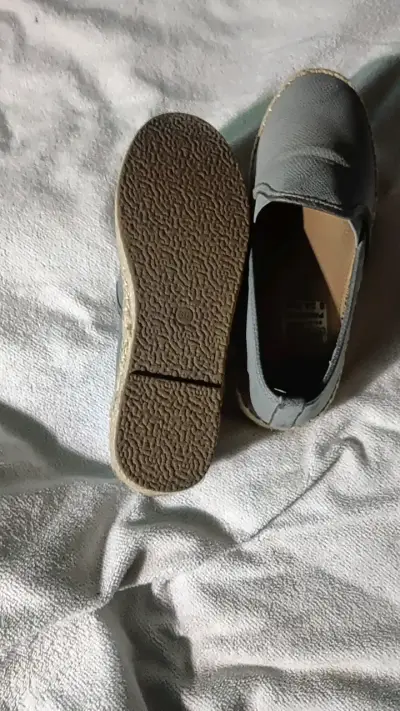 Alpargatas grises de lona para mujer - miniatura 2