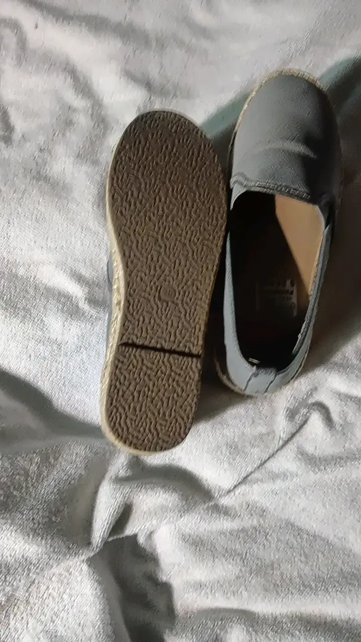 Alpargatas grises de lona para mujer - 3