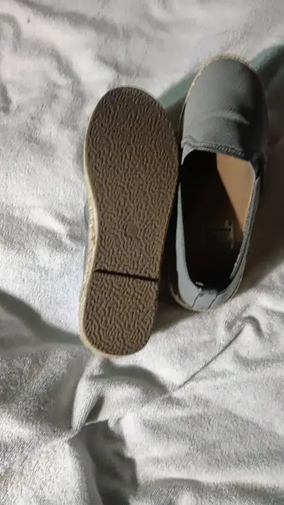 Alpargatas grises de lona para mujer - miniatura 3