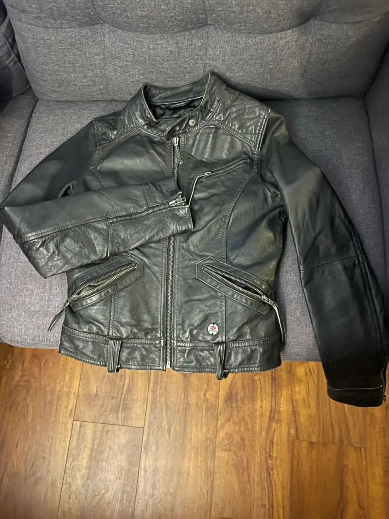 Chaqueta de cuero Foster mujer - 1