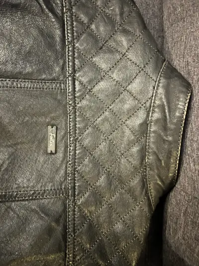 Chaqueta de cuero Foster mujer - miniatura 3