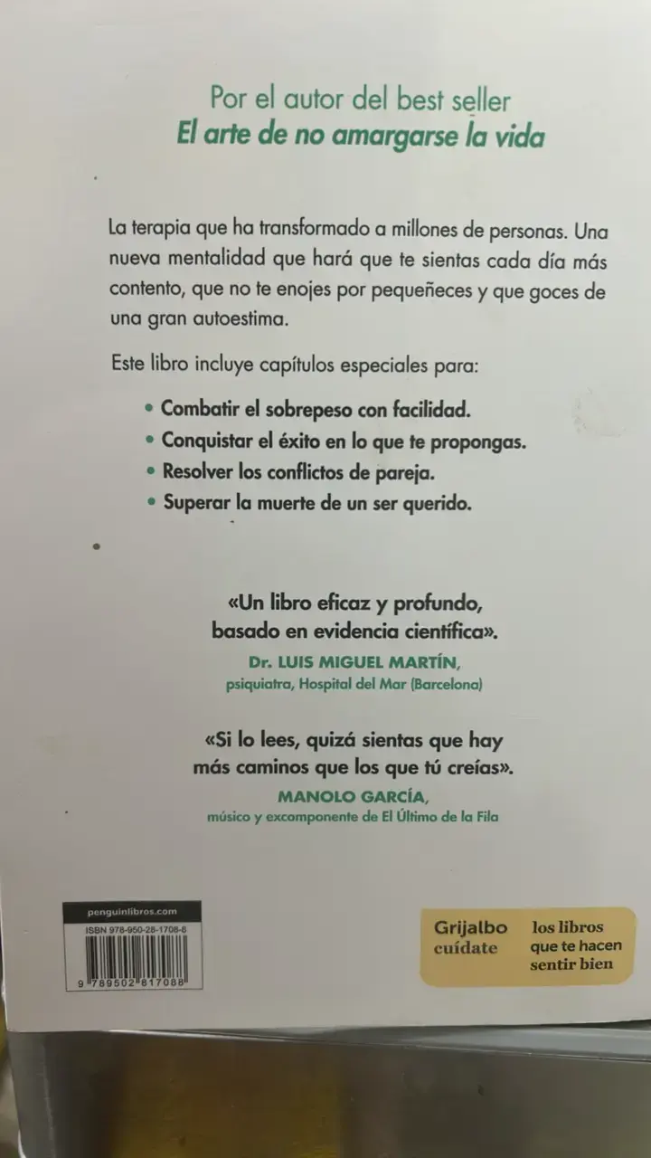Libro 'No hagas montañas de granos de arena' de Rafael Santandreu - 2