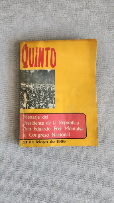 Libro Mensaje del Presidente Eduardo Frei Montalva 1969 - miniatura 1