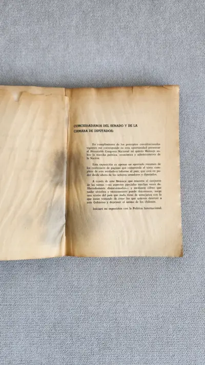 Libro Mensaje del Presidente Eduardo Frei Montalva 1969 - miniatura 3