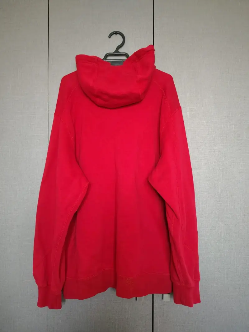 Polerón rojo con capucha talla XXL - 2