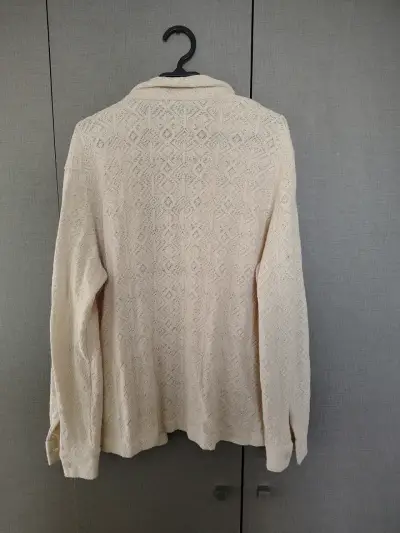 Cárdigan de punto beige H&M para mujer - miniatura 2