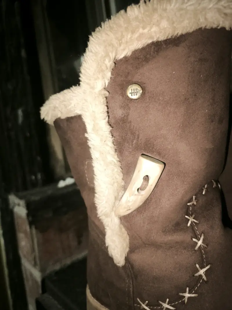 Botas de invierno marrones con forro de lana - 2