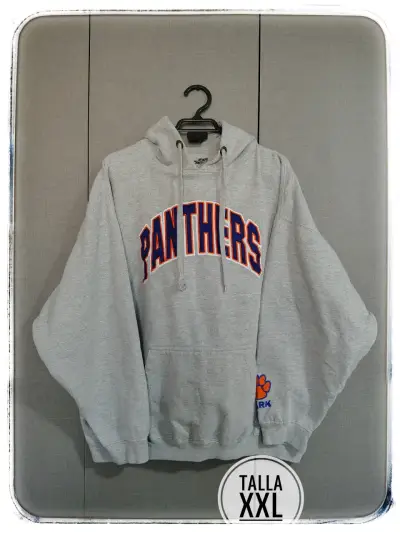 Polerón gris con capucha Panthers talla XXL - miniatura 1