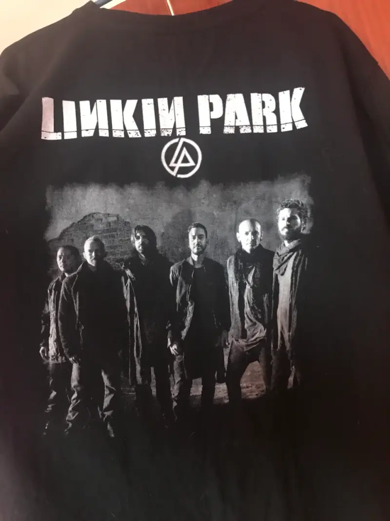 Polera negra de Linkin Park banda - 3