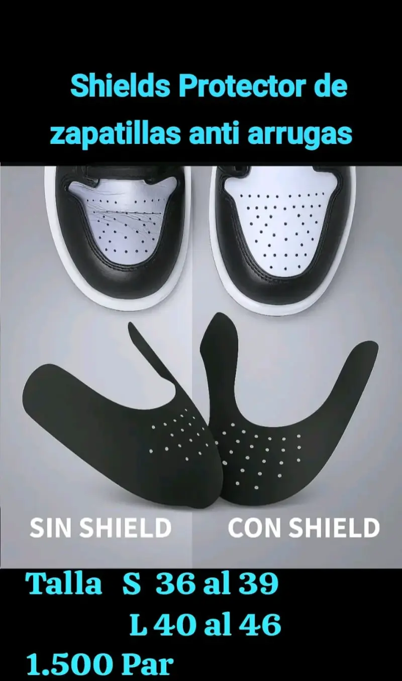 Protectores de zapatillas anti arrugas