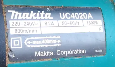 Motosierra eléctrica Makita UC4020A 1800W - miniatura 1