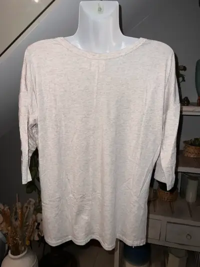 Polera Beige Manga 3/4 Umbrale Mujer - miniatura 2