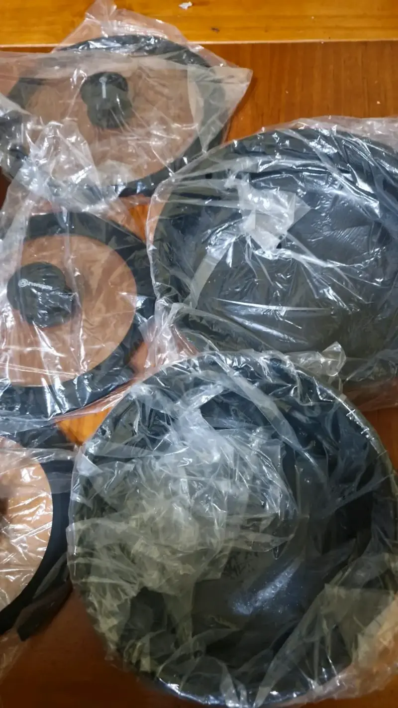 Juego de ollas antiadherente de cermica - 2