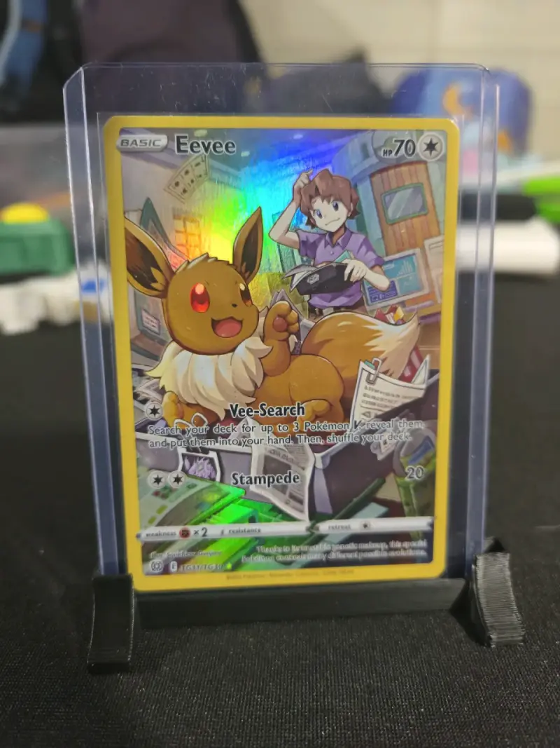 Carta Pokémon Eevee Holo Rara