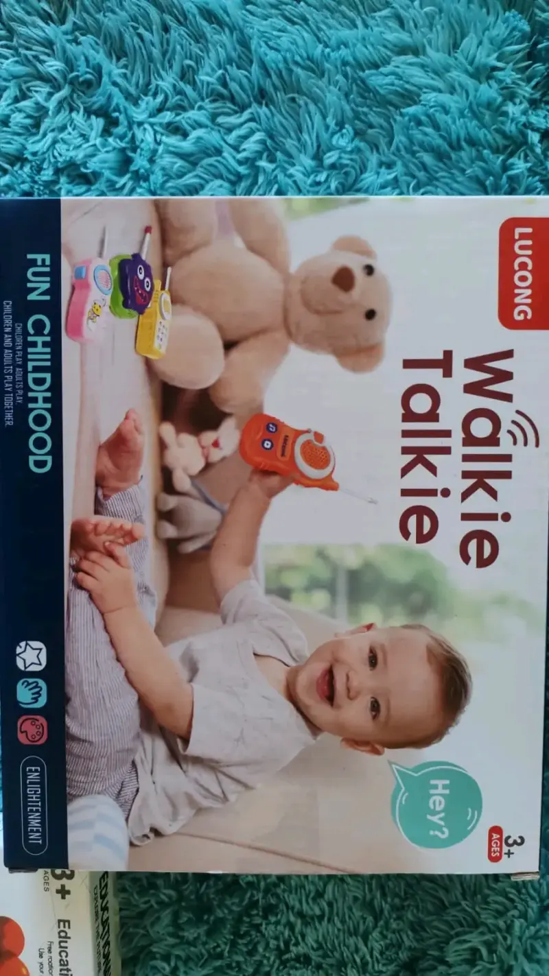 Walkie Talkie Infantil Lucong con Diseño Divertido - 2