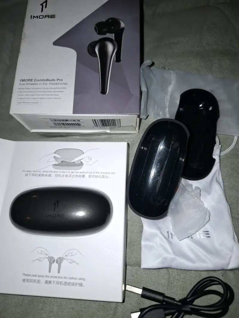 Audífonos Inalámbricos 1MORE ComfoBuds Pro Negros - 5