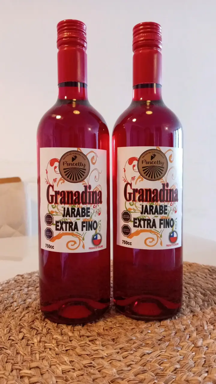 Jarabe de Granadina Extra Fino Pincetty 750cc