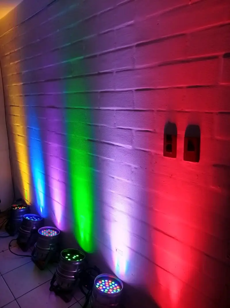 Luces LED RGB para decoración de eventos - 1