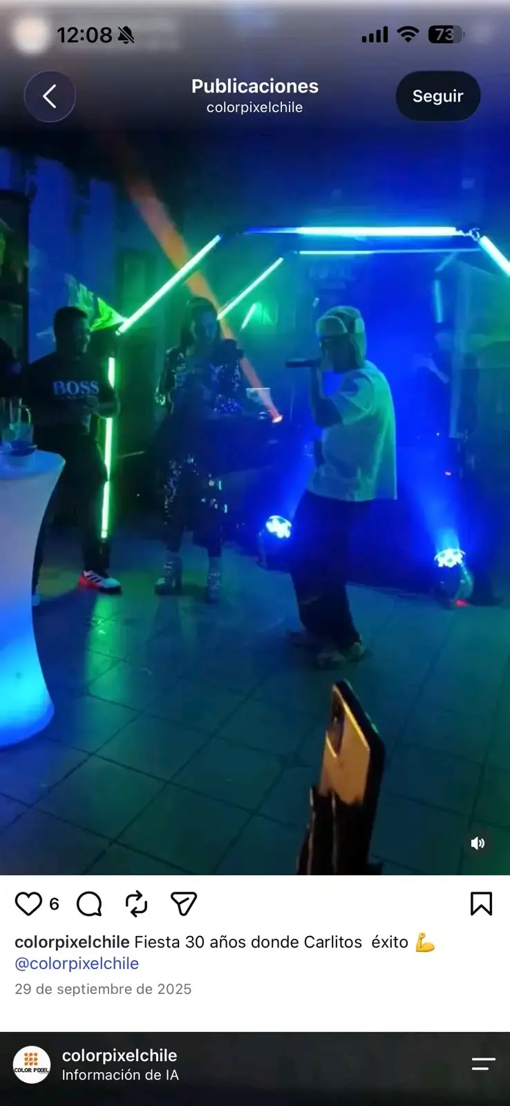 Luces LED RGB para decoración de eventos - 5