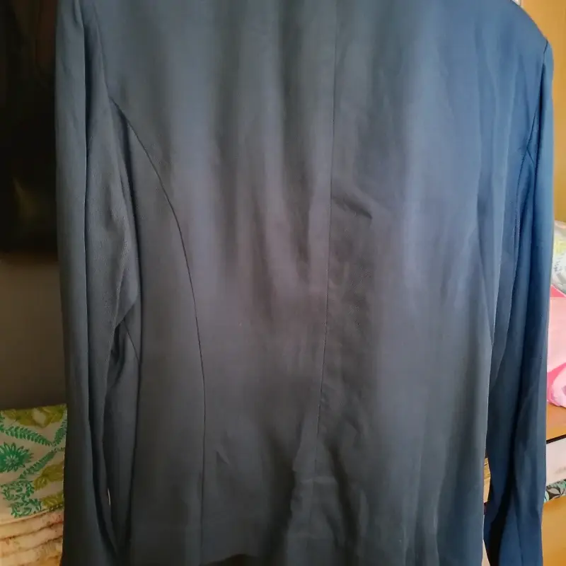 Blazer azul Ma Griffe con cierre decorativo - 3