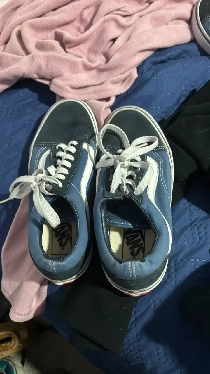 Zapatillas Vans Old Skool azul para mujer - 1
