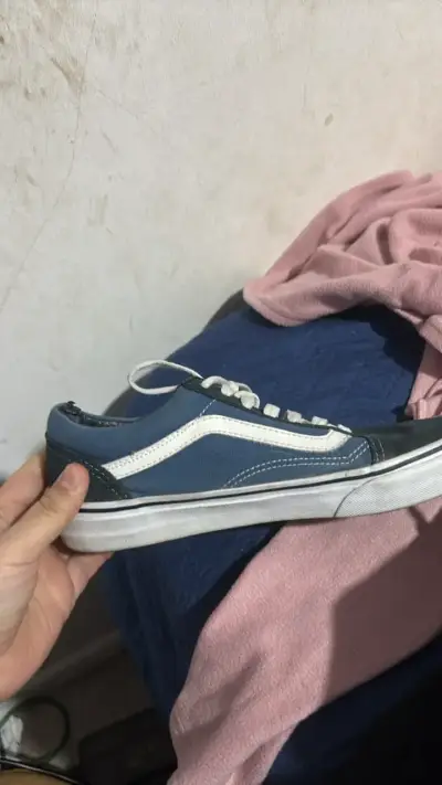 Zapatillas Vans Old Skool azul para mujer - miniatura 2