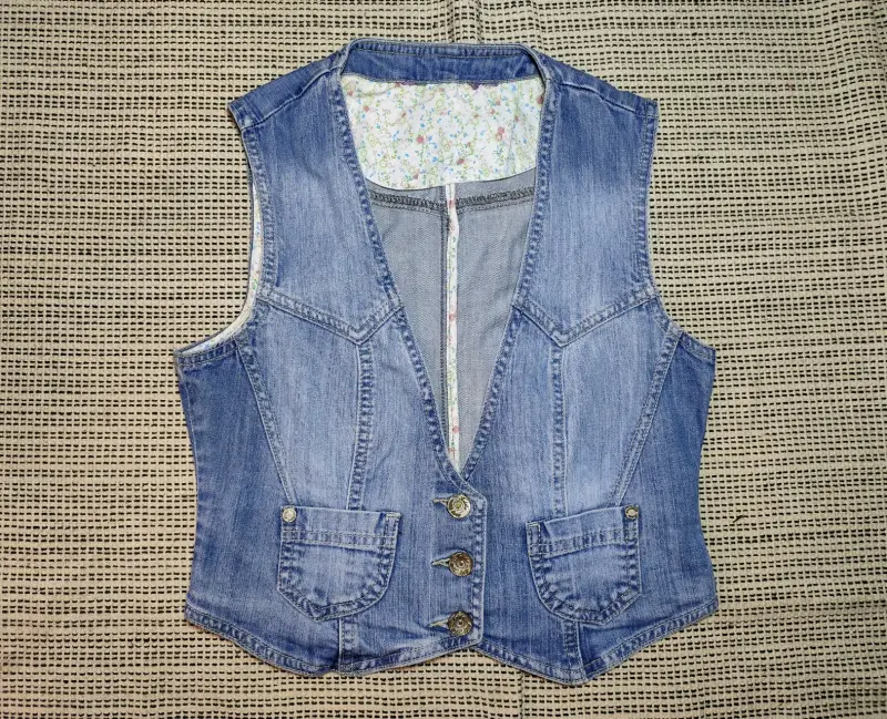 Vest Mezclilla Talla S - 2