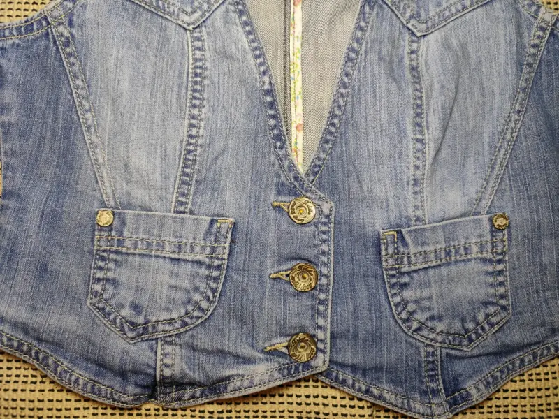 Vest Mezclilla Talla S - 3