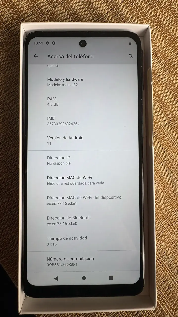 Smartphone Motorola Moto E32 4GB RAM - 2