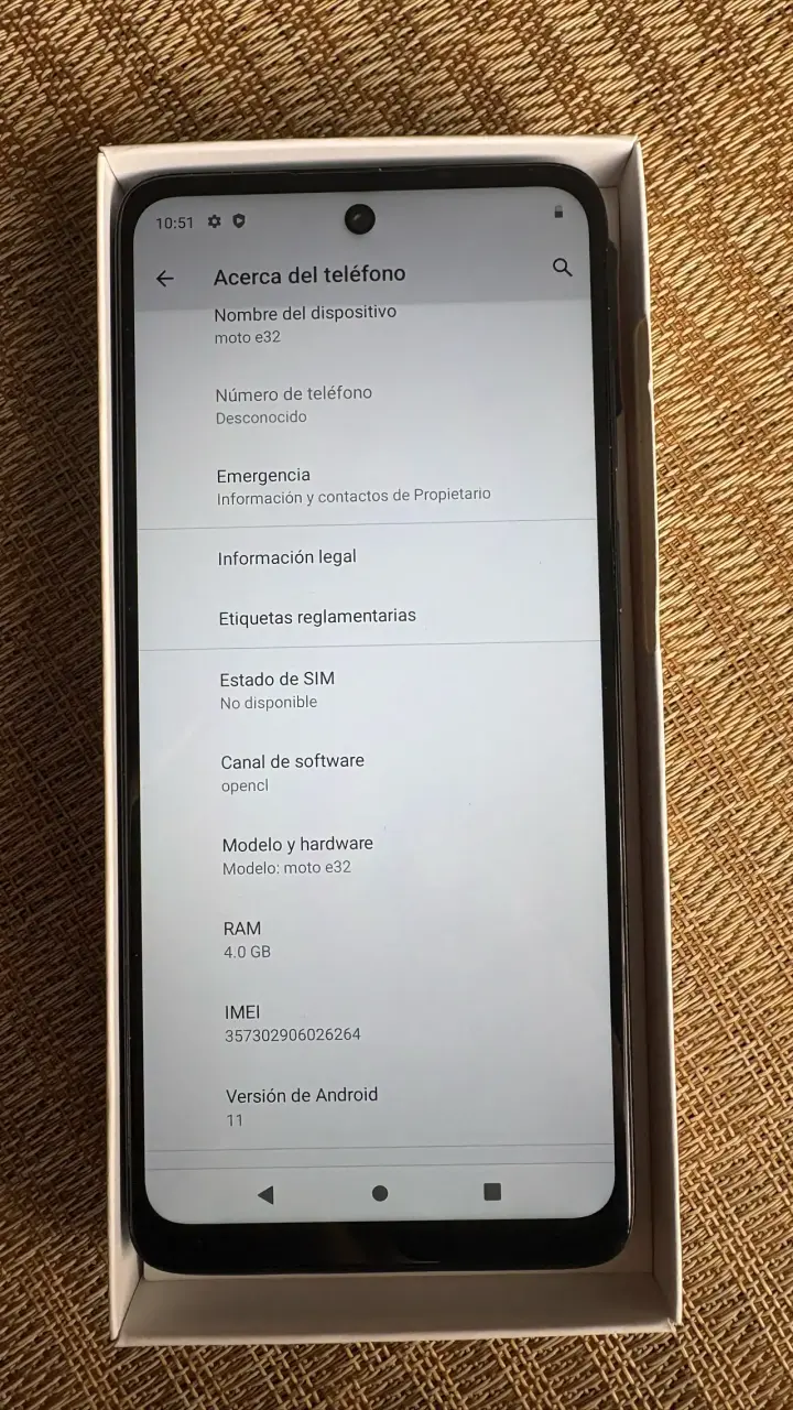Smartphone Motorola Moto E32 4GB RAM - 3